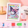 Animação infantil transfronteiriça pintura de diamante pintura de tijolo e pedra diy com moldura adesivo de pintura de diamante pintura de diamante menina brinquedo feito à mão