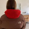 Chapéu de lã ambiente vermelho Novo chapéu balaclava feminino quente à prova de frio proteção auricular chapéu de malha chapéu de pulôver de Natal
