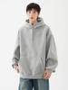 Sudadera Pesada Americana con Media Cremallera para Hombre Invierno 2024 Nuevo Diseño Sentido High Street Holgada Casual Chaqueta con Capucha