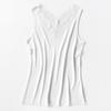Colete de seda tricotado feminino de verão para usar por baixo versátil elástico justo modelador sexy de renda sem mangas colete camisola
