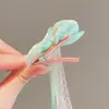 Acessórios de Cabelo com Laço para Meninas Grampos de Cabelo Adorno de Trança para Crianças Presilhas de Bebê Fitas para Meninas Pequenas Grampos Populares de Princesa