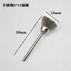 Cepillo de Alambre de Cobre Mini de 3 mm Rueda Pulidora de Alambre de Acero Inoxidable Rectificado Eliminación de Óxido Pulidora para Amoladora Eléctrica Tipo T Tipo Copa Directo de Fábrica