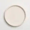 Base de Rattan Cerâmica Queimada Tapete Decorativo para Água Suporte de Flores Nórdico Cor Suave Vaso Espesso Coletor de Água
