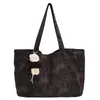 Bolso de Hombro de Moda con Estampado de Leopardo de Gran Capacidad para Mujer, Bolso Tote Nuevo Sencillo y Personalizado, Bolsa de Compras, Bolso de Viaje Versátil