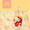 McDonald's Hello Kitty entrega colgante acrílico lindo gato KT llavero de motocicleta