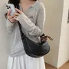 Bolso de Axila Texturizado Vintage Nuevo de Verano 2026 para Mujer, Bolso de Mano de Gran Capacidad, Bolso Cruzado Simple de un Solo Hombro Tipo Dumpling