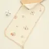 Bolsita para Eructar de Bebé Algodón Puro Crepé Toalla para Saliva de Bebé Paño para Lavar la Cara del Bebé Paño de Baño Pequeño Cuadrado de Gasa para Niños