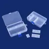 Caixa Embalagem Plástica PP Multifuncional Caixa de Peças com 5 Compartimentos Acessórios de Ferragens Parafusos Equipamentos de Pesca Brinquedos Caixa de Armazenamento para Clipes de Papel