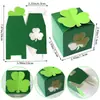 Caja de Dulces Temática Día Irlandés Transfronterizo St. Día de San Patricio Trébol Dibujo Animado Caja de Regalo Venta al por Mayor Personalización