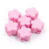 Cuentas de Color Sólido Acrílicas Flores Macarrón Corazón Estrella de Cinco Puntas Cuentas Sueltas Pulsera DIY Accesorios para Joyería Cuentas de Gelatina