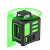 Nivelador Láser Infrarrojo Portátil de 5 Líneas y 2 Líneas Transfronterizo de Mini Tamaño, Nivelador de Agua de Luz Fuerte de Alta Precisión