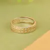 Rey Ciervo Dorado Plata Pura Chapado en Oro Corazón de Dinero Grande Sutra del Corazón Anillo Abierto con Superposición Diseño de Nicho Anillo Ajustable Joyería para Hombres y Mujeres Accesorios de Plata