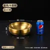 Tigela de Aço Inoxidável Espessada de Camada Dupla Transfronteiriça Tigela de Ramen Estilo Coreano Tigela de Sopa Bibimbap Tigela de Salada Tigela Dourada para Macarrão Frio