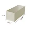 Caja de Almacenamiento de Ropa, Caja de Almacenamiento para Armario Estrecha y Larga, Caja de Almacenamiento de Ropa Larga con Ranura Tipo Cajón, Caja Cajón