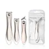 En Stock Pinzas para Uñas Cuidadosamente Seleccionadas Tijeras para Uñas de Aleación de Zinc Set de Pinzas para Uñas Afiladas y de Fácil Uso para Manicura