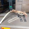 Arco e Flecha de Bambu Antigo, Ponta de Borracha Macia, Poder Não Letal, Artesanato em Madeira de Bambu, Brinquedos para Exterior, Barracas de Rua, Fornecimento Atacado