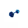 Pendientes de Moda Europeos y Americanos con Flor de Rosa, Personalidad, Hechos de Acero Inoxidable 304, Pendientes Transfronterizos de Alta Calidad, Disponibles para Dropshipping