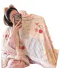 Manta de terciopelo de leche toalla manta manta pequeña siesta oficina funda de sofá manta chal aire acondicionado edredón individual engrosado