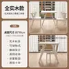 El Área de Ocio del Balcón Está Decorada con un Juego de Mesa y Sillas de Madera de Tres Piezas, el Moderno Nuevo Modelo 2026 de Combinación de Mesa de Café para Ocio y Sillas