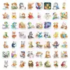 Compra Directa Transfronteriza de 56 Sets de Pegatinas de Animales, Pegatinas de Animales Creativas y Lindas para Cuadernos y Diarios, Pegatinas para Niños