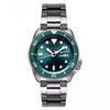 Reloj Impermeable de Cuarzo Negro y Verde para Hombre en Plataforma de Comercio Electrónico Transfronterizo Amazon Aliexpress con Empaque Gratis