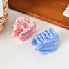 Nuevo clip de caramelo con diamantes de imitación, clip para el cabello de ácido acético de lujo de alta gama, combinación de colores dulces, pinza de tiburón para el cabello de niña, accesorios para el cabello