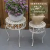 Suporte de Flores de Ferro Forjado para Pátio Externo Banqueta Rack de Armazenamento Multicamadas de Chão para Sala de Estar Suporte de Base para Vaso de Pothos para Varanda Interna