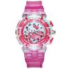 Reloj luminoso KT reloj electrónico para niños de primaria y secundaria reloj de dibujos animados simple suministro transfronterizo para niños y niñas