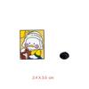 Pintura al óleo cultural y creativa Serie insignia humano hijo Van Gogh caricatura broche lindo personalizado bolso decoración accesorios moda