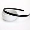 Diadema material DIY fuente de placa de luz fabricante pasador base de diadema de plástico negro accesorios manuales dientes antideslizantes