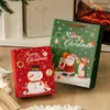Saco de Presente de Natal Sacola de Presente de Natal Saco de Presente de Papelão Rígido Espesso Fofo Saco de Papel para Armazenamento