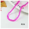 Venta Directa de Fábrica Cuentas de Punta de Diamante de 3/4 mm Cuentas de Vidrio de Cristal Color Galvanizado Personalidad Accesorios para Joyería DIY Cuentas Sueltas