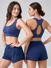 Sujetador Deportivo Juyitang de Doble Tirante, Almohadillas de Pecho Extraíbles, Espalda de Malla, para Fitness, Running, Yoga