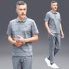 Traje Deportivo para Hombre Verano Conjunto de Dos Piezas 2026 Nueva Marca de Moda Camiseta de Manga Corta Delgado para Hombre Ropa Casual de Verano para Hombre