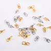 Hebilla Giratoria de Aleación de Zinc Forma de Ocho Hebilla Dorada Grande Forma de Ocho Hebilla Giratoria Universal para Perro Anillo de Llavero Conector Accesorios DIY