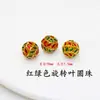 Cobre Puro Cloisonné Esmalte Agujero Pasante Incrustado Hueco Cuentas Sueltas DIY Pulsera Creativa Cultural Pulsera Joyería para Ropa Accesorios