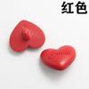 Botones de Corazón Coloridos con Letras Grabadas Spray de Pintura Venta al por Mayor Botones para Ropa Infantil Suéteres Plástico DIY Botones con Forma de Corazón 20 mm