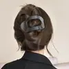 Pinza para el Cabello que No Lastima la Cabeza, con Borde de Nácar, para Mujeres, con Acabado de Lujo, Pasador Curvo para la Parte Posterior de la Cabeza, Tamaño Grande, Pinza de Pico de Pato de Corona Alta