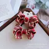 Accesorios para el Cabello Hechos a Mano para Niños Pinza para el Cabello de Cuadros Rojo Vino con Lazo Pinza para el Cabello de Bebé Pinza Lateral para Niñas Flor para la Cabeza de Princesa Coreana