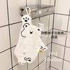 Oso Polar Panda Toalla de Mano para Secar Colgante Absorbente Baño Absorbente Limpiamanos Dibujos Animados Lindo Transfronterizo