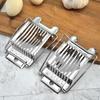 Venda por atacado cozinha doméstica cortador de ovos de aço inoxidável criativo de uma única cabeça separador de ovos gadget de cozinha