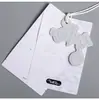 Etiquetas de Roupas Masculinas da Moda, Papel Especial, Tags de Pendurar de Alta Qualidade, Etiquetas de Marca de Roupas, Tags de Pendurar com Logo Fosco, Hot Stamping Personalizado