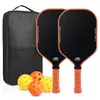 Remos de Pickleball de Fibra de Carbono T700 Transfronterizos Set Completo Raqueta de Pickleball Personalizada