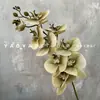 Orquídea Phalaenopsis de 9 Flores Impressa em 3D Decoração de Mesa Nórdica Arranjo Floral de Casamento Orquídea Phalaenopsis Artificial Azul-Roxo