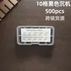 Caja transfronteriza de 500 piezas, tornillo avellanado Phillips de acero al carbono negro, perno tornillo ennegrecido, juego combinado de tornillos