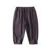 Pantalones de bebé Mianhuatang, pantalones casuales de algodón puro, ropa de primavera para niños, pantalones para niños, pantalones tejidos de primavera y otoño para niñas.