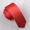 Estilo Coreano Formal de Negocios Rojo Corbata para Novio Formal de Negocios Casual para Hombres Padrinos de Boda Delgada y Estrecha Corbata para Mujer de Moda