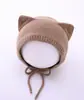 Gorros para Bebé Otoño e Invierno Gorros de Lana Finos Tejidos para Hombres y Mujeres, Gorros Lindos y Súper Lindos de Invierno con Protección para los Oídos para Bebés y Niños Pequeños