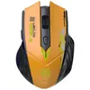 Mouse Sem Fio Atacadista Transfronteiriço para Uso no Escritório, Jogos Silenciosos, Estilo Mecânico, Mouse Bluetooth para Jogos Luminoso