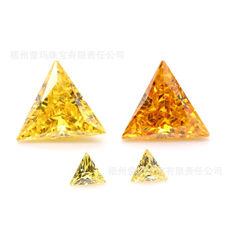 三角形金黄锆石